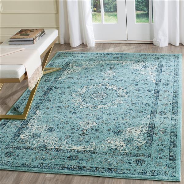 Safavieh Evoke Rug - 10-ft x 14-ft - Polypropylene - Light Blue