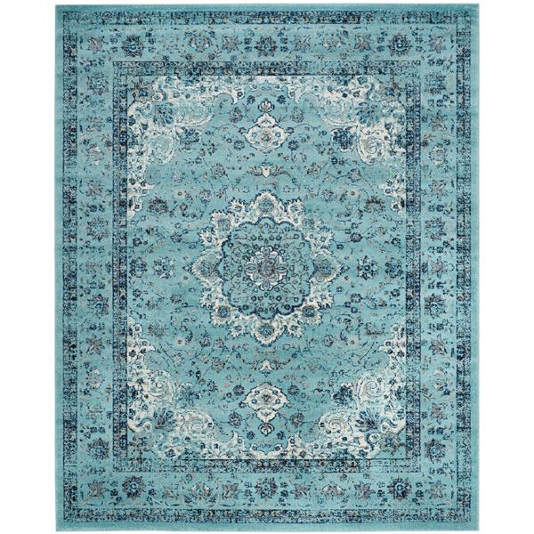 Safavieh Evoke Rug - 10-ft x 14-ft - Polypropylene - Light Blue