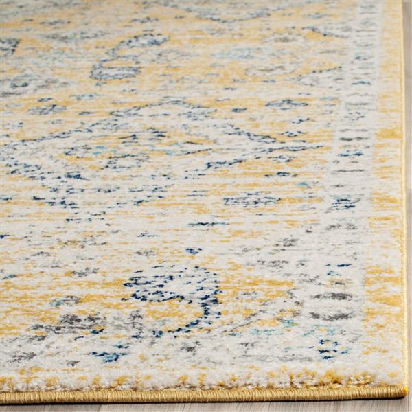 Safavieh Evoke Rug - 10-ft x 14-ft - Polypropylene - Gold/Ivory