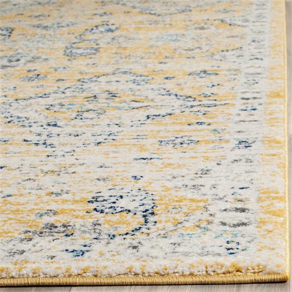 Safavieh Evoke Rug - 4-ft x 6-ft - Polypropylene - Gold/Ivory