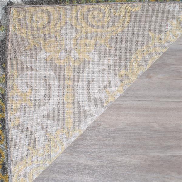 Safavieh Evoke Rug - 4-ft x 6-ft - Polypropylene - Gray/Ivory