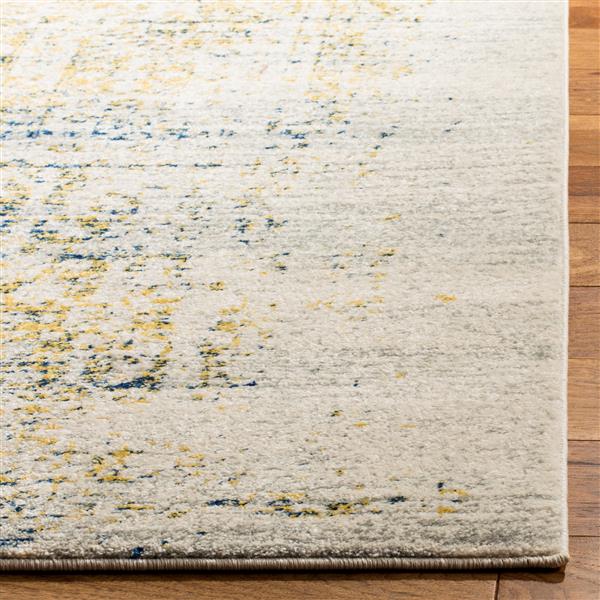 Safavieh Evoke Rug - 2.2-ft x 9-ft - Polypropylene - Ivory/Blue