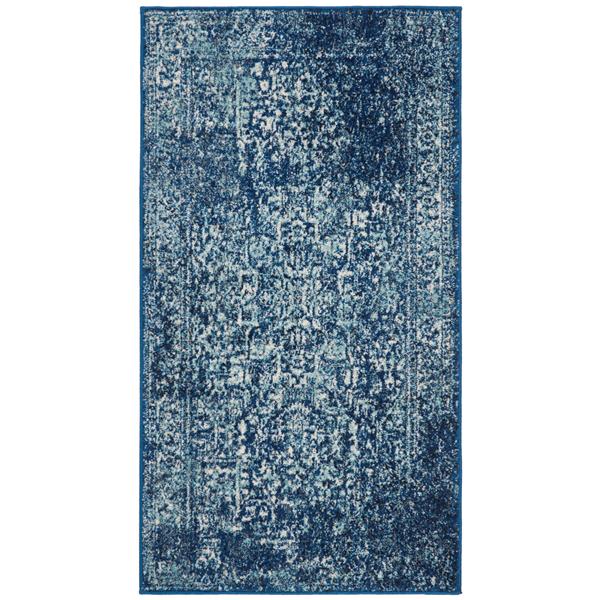 Safavieh Evoke Rug - 2.2-ft x 4-ft - Polypropylene - Navy Blue/Ivory