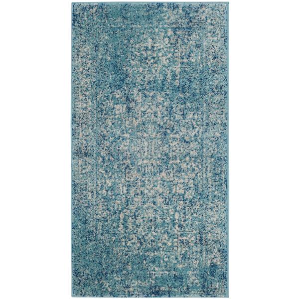 Safavieh Evoke Rug 2.2ft x 4ft Polypropylene Blue/Ivory EVK256C