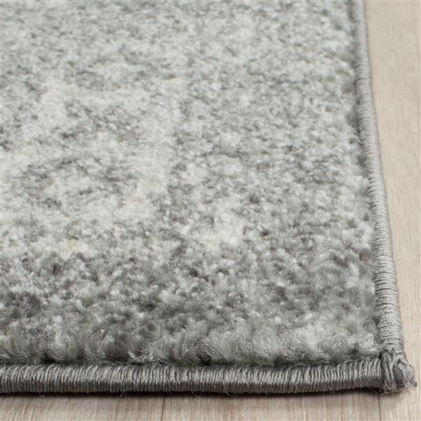 Safavieh Evoke Rug - 10-ft x 14-ft - Polypropylene - Silver/Ivory