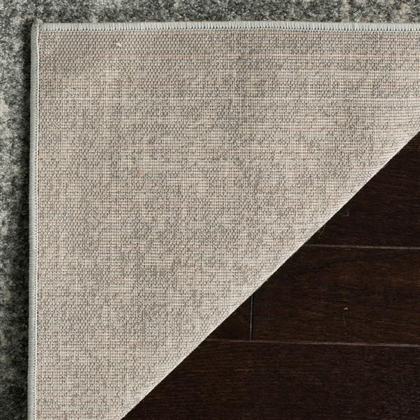 Safavieh Evoke Rug - 10-ft x 14-ft - Polypropylene - Silver/Ivory