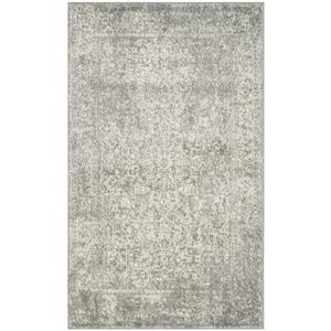 Safavieh Evoke Rug - 3-ft x 5-ft - Polypropylene - Silver/Ivory