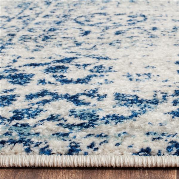 Safavieh Evoke Rug - 11-ft x 15-ft - Polypropylene - Ivory/Blue