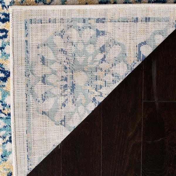 Safavieh Evoke Rug - 10-ft x 14-ft - Polypropylene - Ivory/Blue