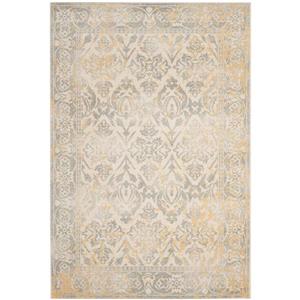 Safavieh Evoke Rug - 4-ft x 6-ft - Polypropylene - Ivory/Gray