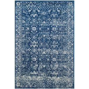 Safavieh Evoke Rug - 4-ft x 6-ft - Polypropylene - Navy Blue/Ivory