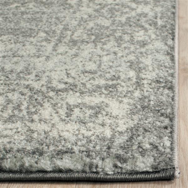 Safavieh Evoke Rug - 12-ft x 18-ft - Polypropylene - Gray/Ivory