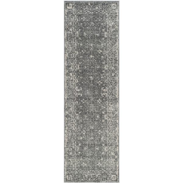 Safavieh Evoke Rug - 2.2-ft x 11-ft - Polypropylene - Gray/Ivory