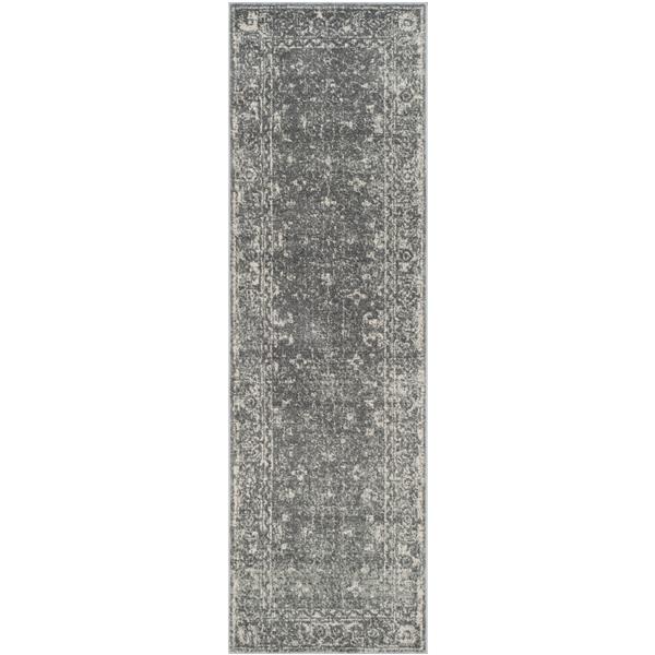 Safavieh Evoke Rug - 2.2-ft x 9-ft - Polypropylene - Gray/Ivory