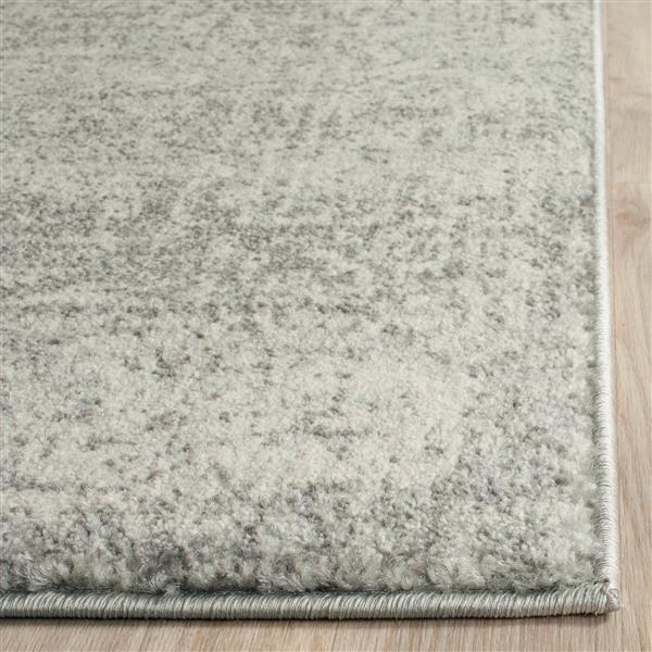 Safavieh Evoke Rug - 12-ft x 18-ft - Polypropylene - Silver/Ivory