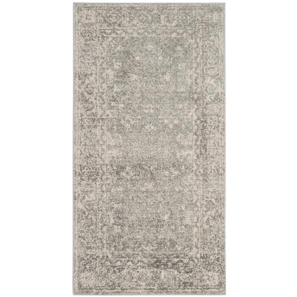 Safavieh Evoke Rug - 2.2-ft x 4-ft - Polypropylene - Silver/Ivory