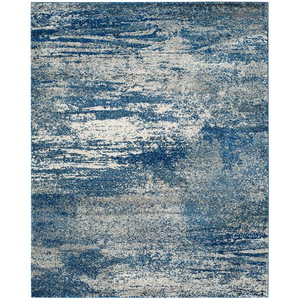 Safavieh Evoke Rug - 10-ft x 14-ft - Polypropylene - Navy Blue/Ivory