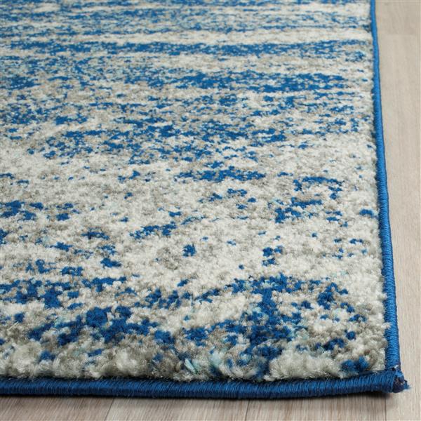 Safavieh Evoke Rug - 11-ft x 15-ft - Polypropylene - Navy Blue/Ivory