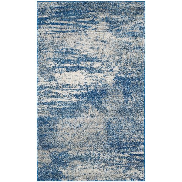 Safavieh Evoke Rug - 3-ft x 5-ft - Polypropylene - Navy Blue/Ivory