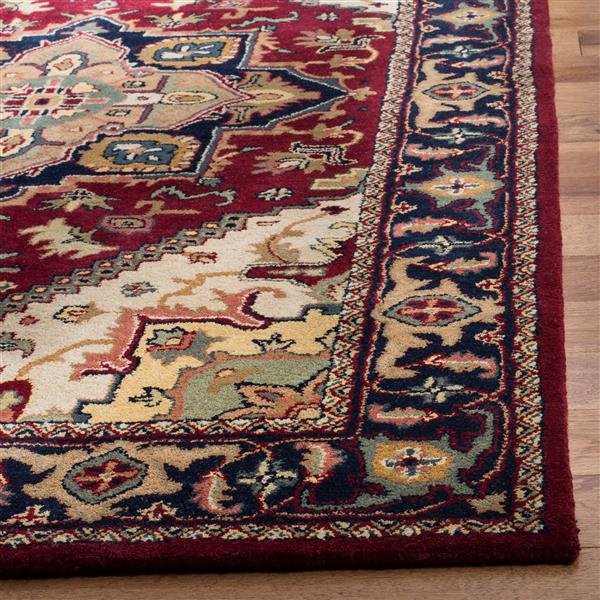 Safavieh Heritage Rug - 4-ft x 4-ft - Wool - Red