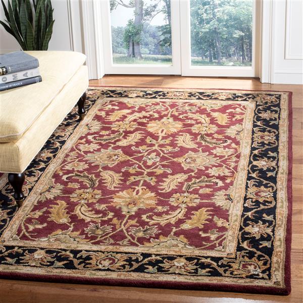 Safavieh Heritage Rug - 2-ft x 3-ft - Wool - Red/Black