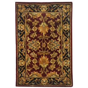 Safavieh Heritage Rug - 2-ft x 3-ft - Wool - Red/Black