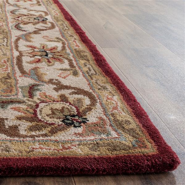 Safavieh Heritage Rug - 2-ft x 3-ft - Wool - Red/Ivory