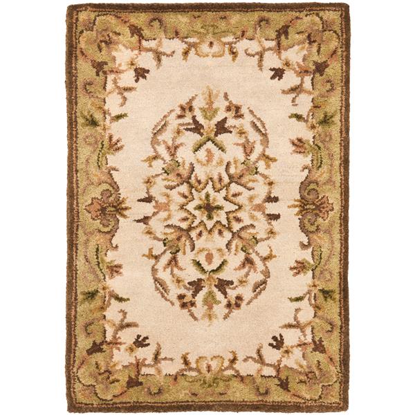 Safavieh Heritage Rug - 2-ft x 3-ft - Wool - Beige/Green