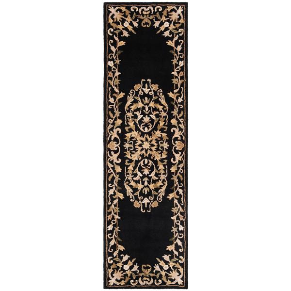 Safavieh Heritage Rug - 2.3-ft x 8-ft - Wool - Black