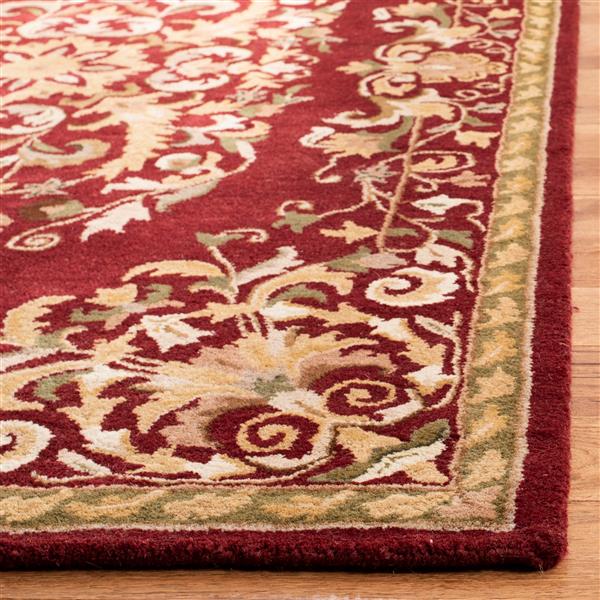 Safavieh Heritage Rug - 2.3-ft x 8-ft - Wool - Red