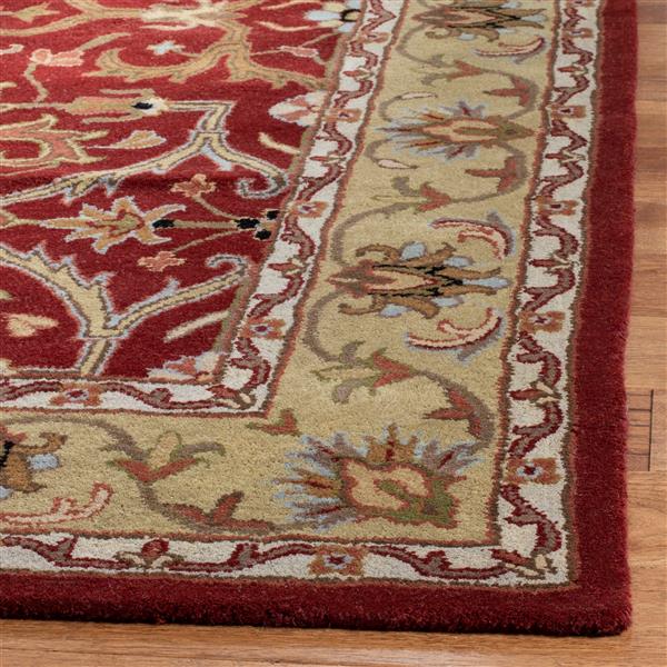 Safavieh Heritage Rug - 2.3-ft x 8-ft - Wool - Red/Gold