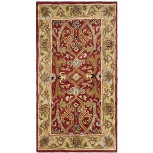 Safavieh Heritage Rug - 3-ft x 5-ft - Wool - Red/Gold