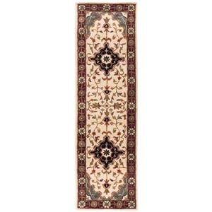 Safavieh Heritage Rug - 2.3-ft x 6-ft - Wool - Ivory/Red