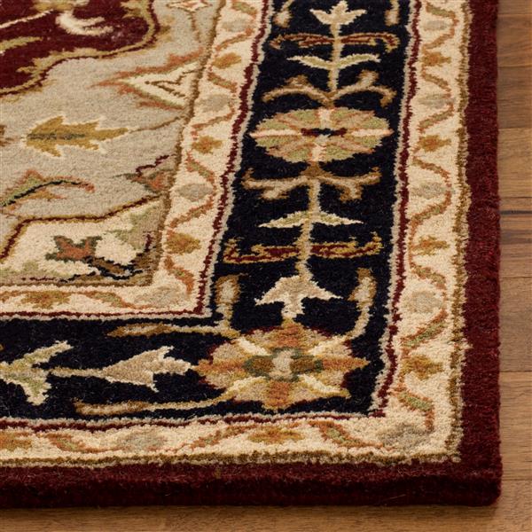 Safavieh Heritage Rug - 2-ft x 3-ft - Wool - Red/Black