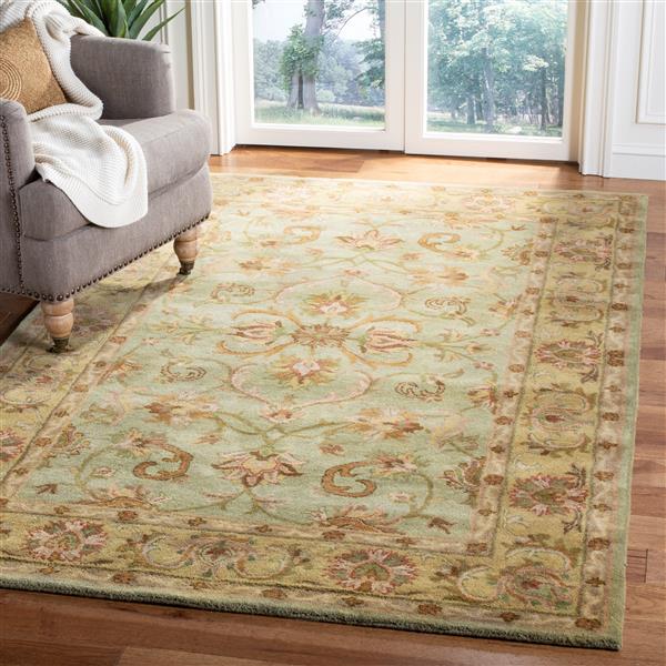 Safavieh Heritage Rug - 2.3-ft x 4-ft - Wool - Green/Gold