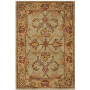 Safavieh Heritage Rug - 2.3-ft x 4-ft - Wool - Green/Gold