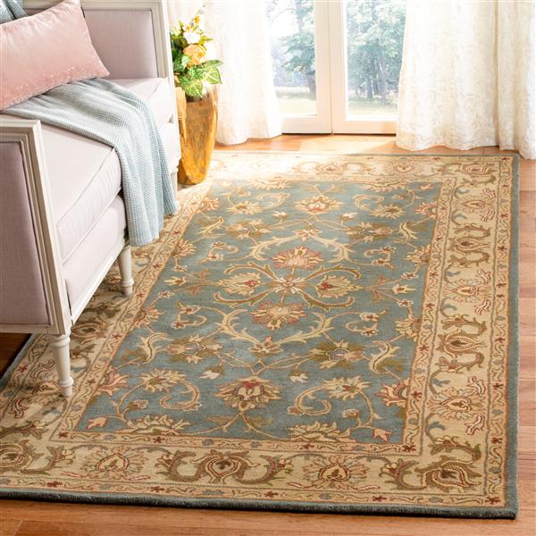 Safavieh Heritage Rug - 2-ft x 3-ft - Wool - Blue/Beige