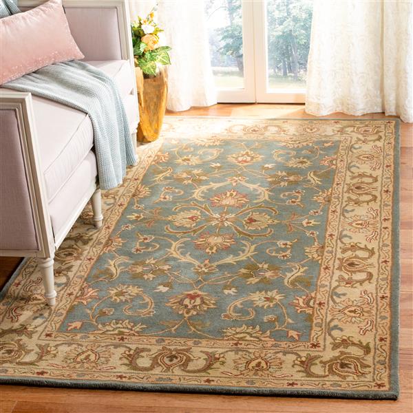 Safavieh Heritage Rug - 3-ft x 5-ft - Wool - Blue/Beige