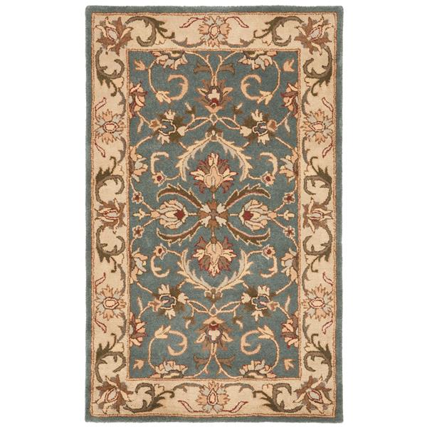 Safavieh Heritage Rug - 3-ft x 5-ft - Wool - Blue/Beige