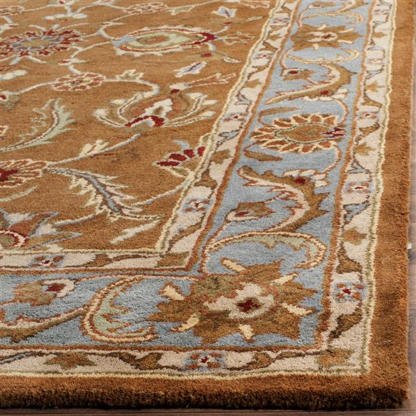 Safavieh Heritage Rug - 3-ft x 5-ft - Wool - Brown/Blue