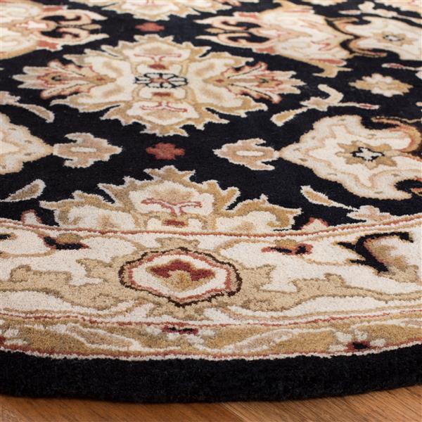 Safavieh Heritage Rug - 2-ft x 3-ft - Wool - Black/Ivory