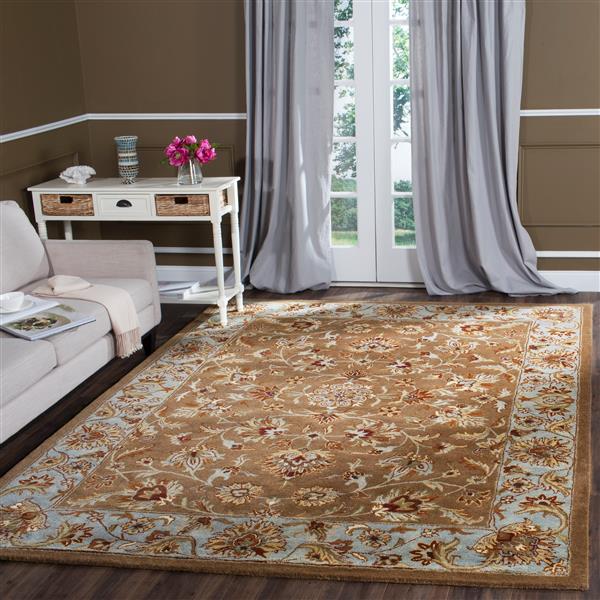 Safavieh Heritage Rug - 2.3-ft x 4-ft - Wool - Beige/Blue