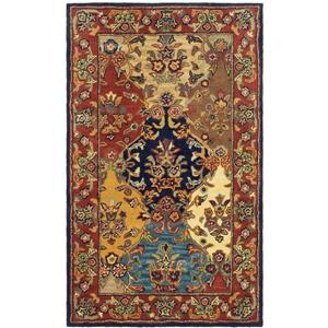 Safavieh Heritage Rug - 3-ft x 5-ft - Wool - Burgundy