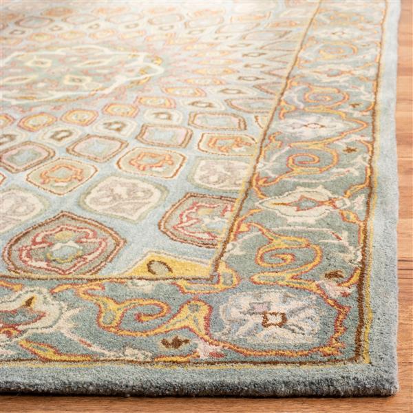 Safavieh Heritage Rug - 3-ft x 5-ft - Wool - Blue/Gray