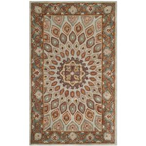 Safavieh Heritage Rug - 3-ft x 5-ft - Wool - Blue/Gray