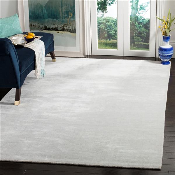 Safavieh Mirage Rug - 9-ft x 12-ft - Silk - Silver/Gray