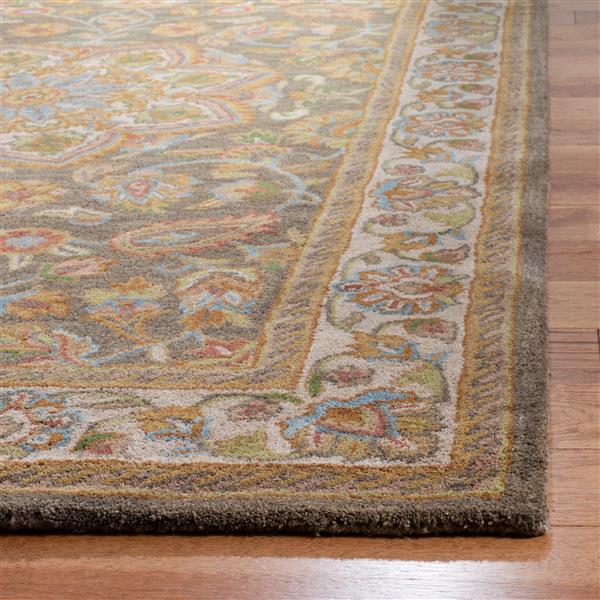 Safavieh Heritage Floral Rug - 2-ft x 3-ft - Wool - Green/Taupe