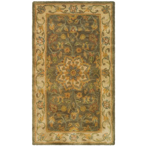 Safavieh Heritage Floral Rug - 2-ft x 3-ft - Wool - Green/Taupe