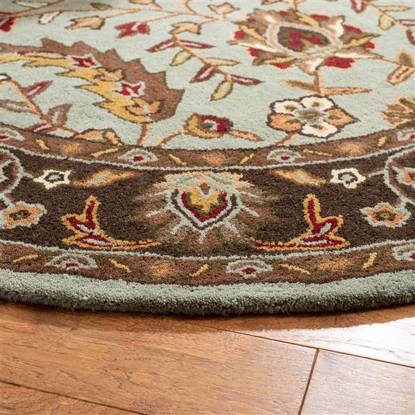 Safavieh Heritage Floral Rug - 2-ft x 3-ft - Wool - Blue/Brown