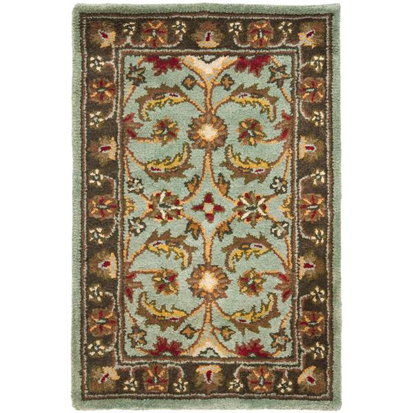 Safavieh Heritage Floral Rug - 2-ft x 3-ft - Wool - Blue/Brown